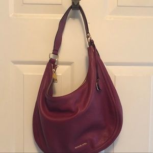 Michael Kors Lydia Large Mulberry Hobo Handbag